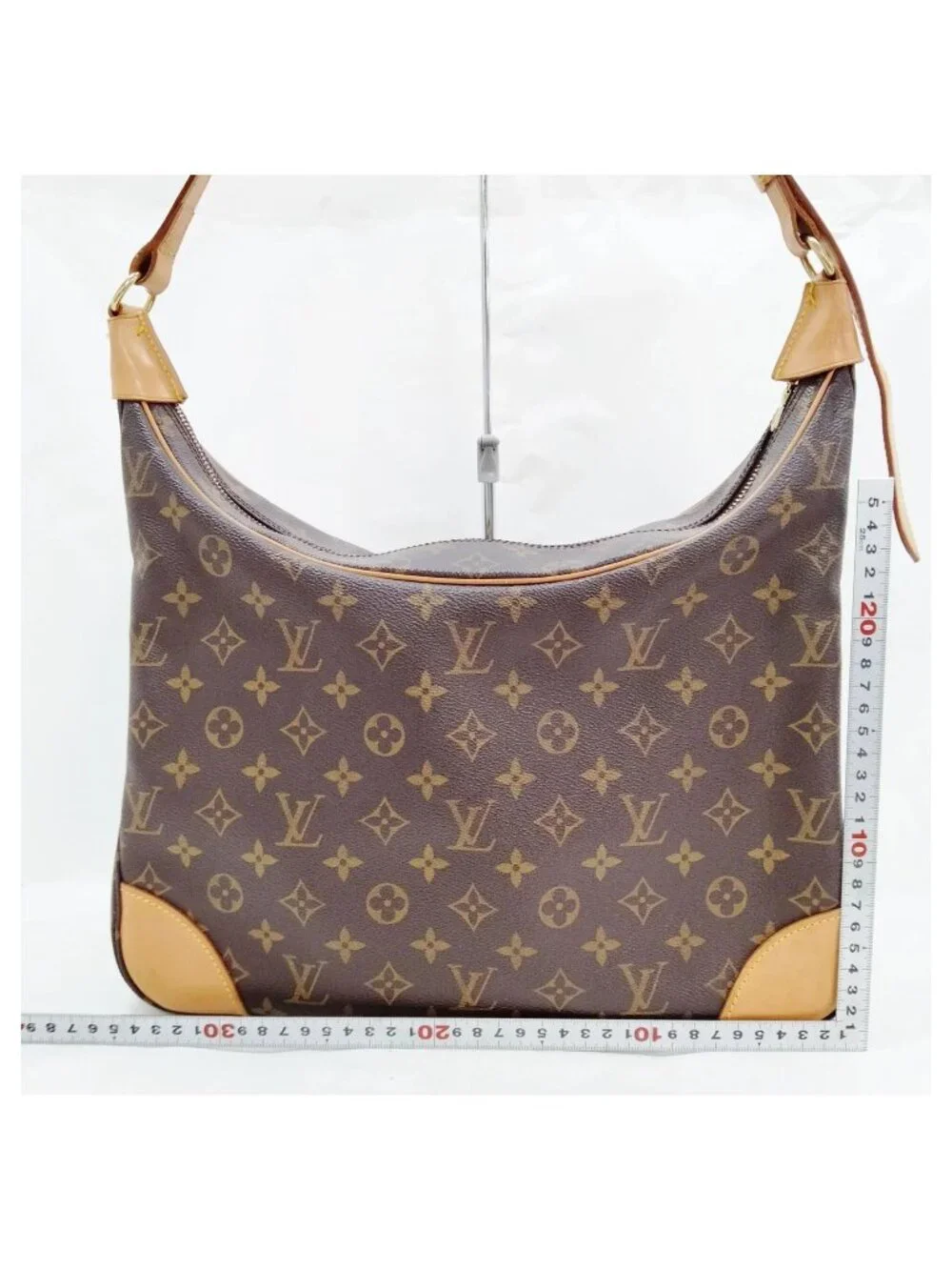 Authentic Louis Vuitton Boulogne 30 Monogram Canvas Shoulder Bag